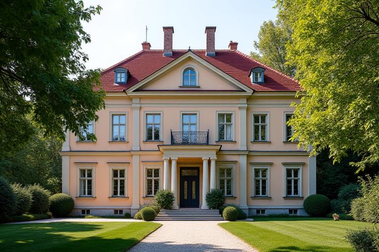 Renovated historic building with restored facade and new windows